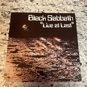 Original Black Sabbath Live At Last Ozzy Osbourne vinyl LP